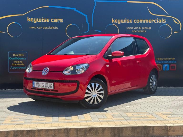 2016 Volkswagen up! 1.0 Move up! ASG Euro 6 3dr HATCHBACK Petrol Automatic