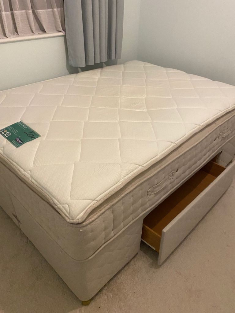 image for Double bed like new with draws could deliver 