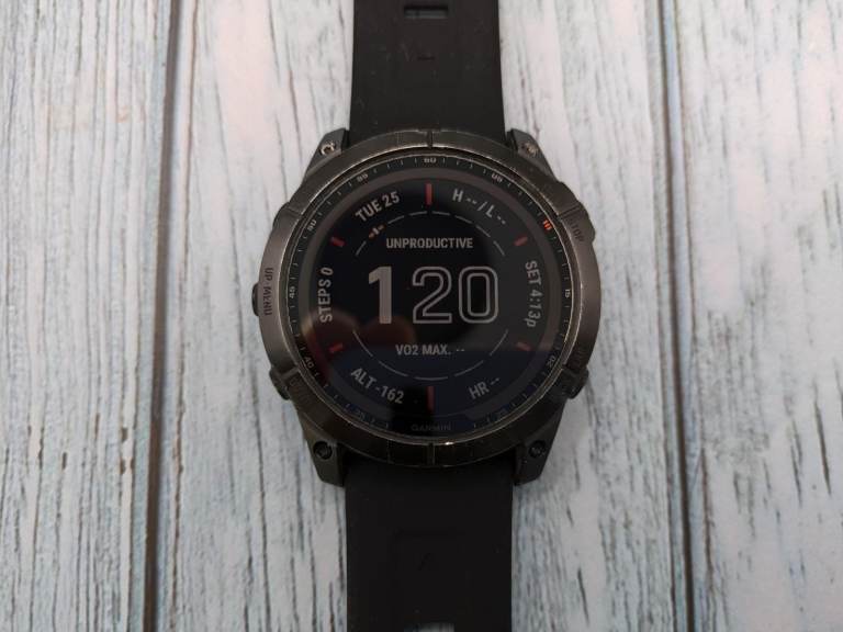 Garmin Fenix 7X Sapphire Solar 51mm (Carbon grey DLC Titanium + black band)