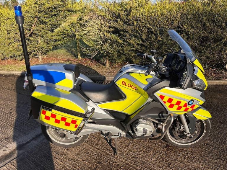 2012 62 BMW R1200RT MU R1200 RT R BLOOD EMERGENCY RESPONSE LIVERY ESCORT FILM