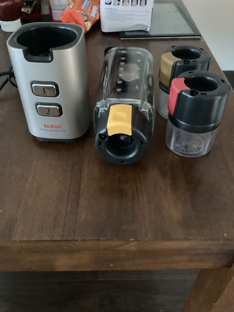 Tefal BL142 Mini Blender with Grinder Attachments