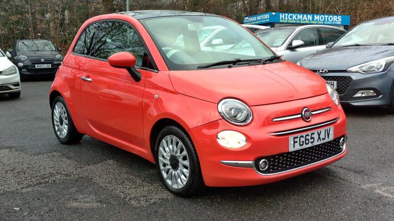 2015 Fiat 500 0.9 TwinAir Lounge Euro 6 (s/s) 3dr HATCHBACK Petrol Manual
