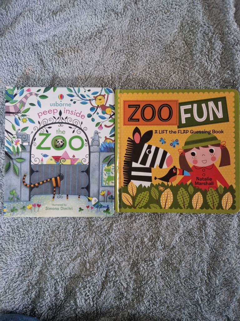 2 childrens Zoo books