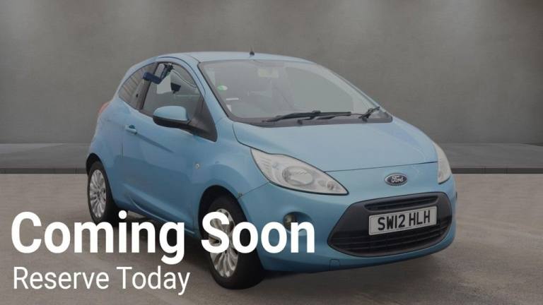 2012 Ford Ka 1.2 Zetec 3dr [Start Stop] HATCHBACK PETROL Manual