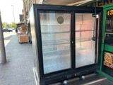 Double Door BAR Display Fridge – Good Condition CATERING COMMERCIAL KITCHEN CAFE KEBAB CHICKEN FOOD