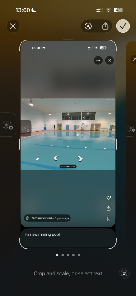 Avoniel Leisure Centre Swimming Pool straight on With Daddy 