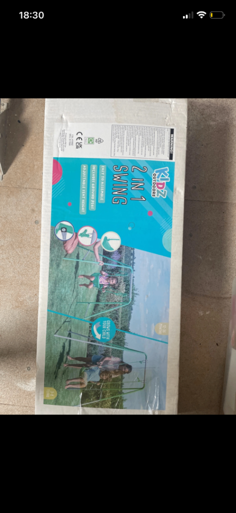 Kids 2 in 1 swing 