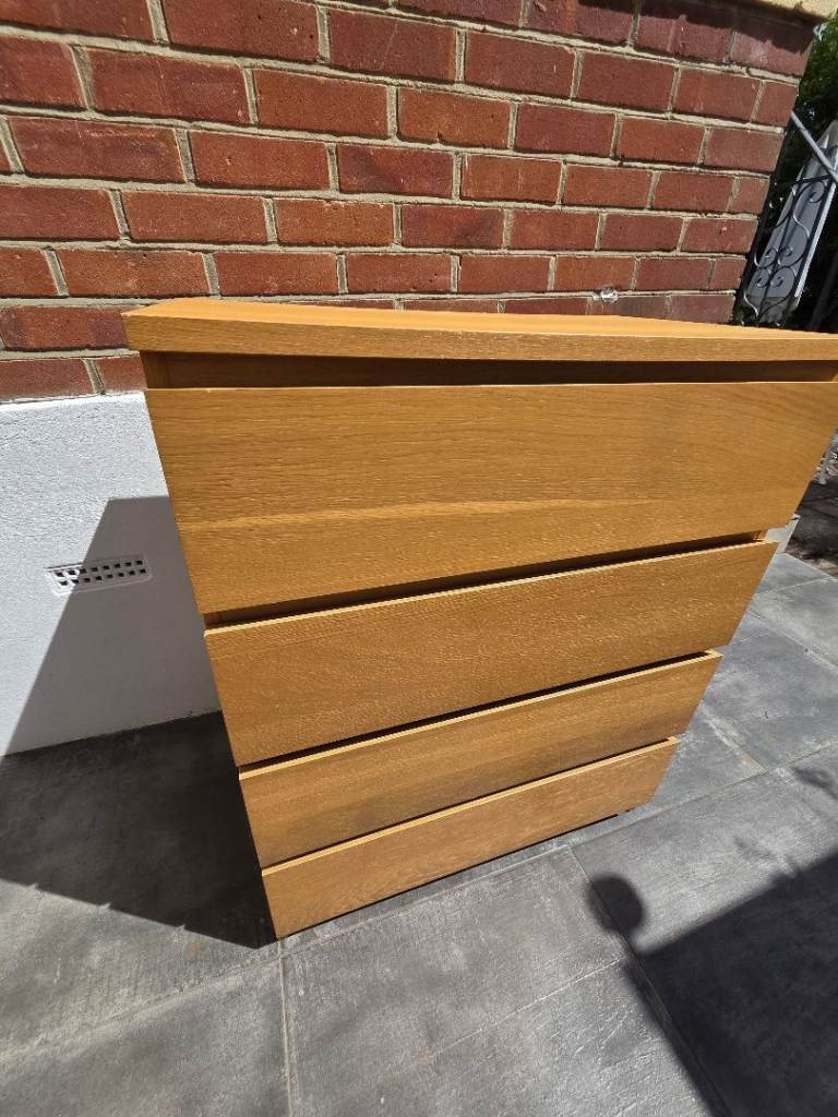 Ikea malm 4 drawers chest 