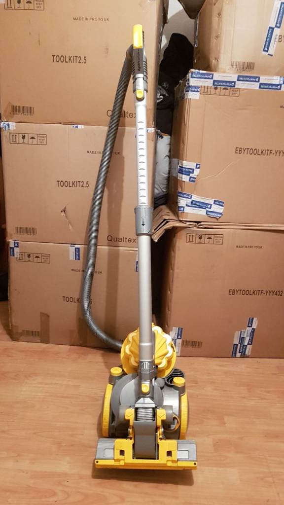 yellow Dyson Dc08 pull along hoover Cylinder vacuum cleaner bagless tools 1 week gua