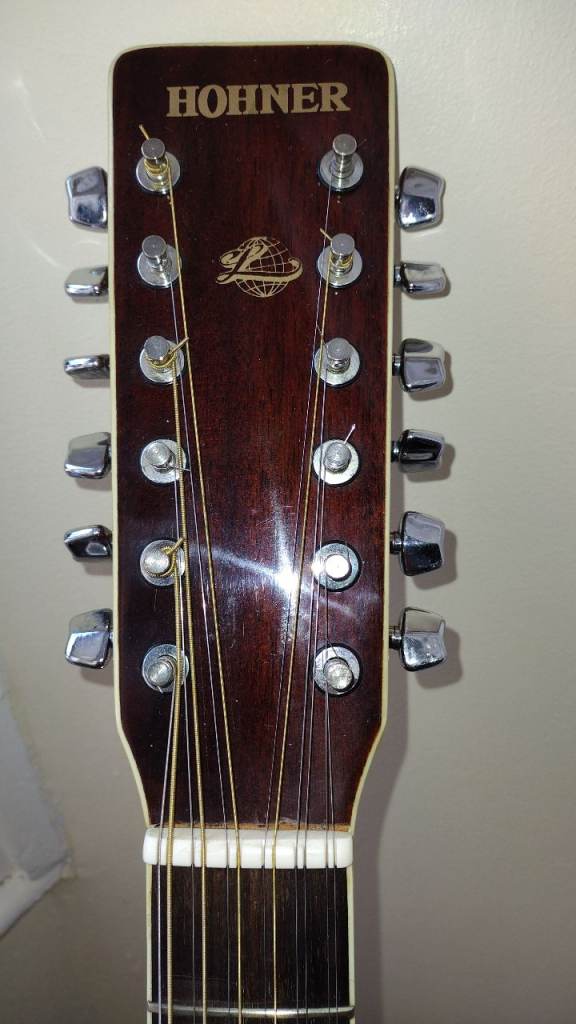 Hohner 12 string acoustic guitar 