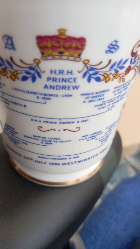Mugs the marriage of Prince andrew to Sarah ferguson 