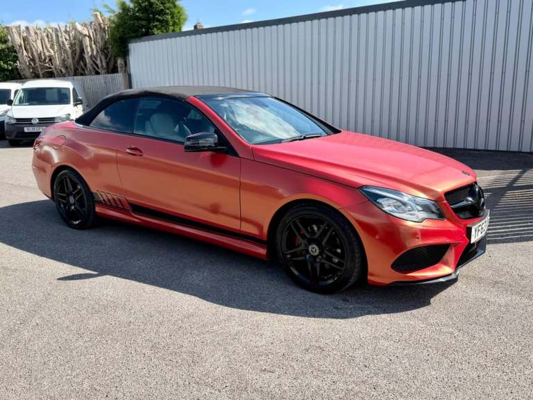 2013 Mercedes-Benz E Class E220 CDI AMG Sport 2dr 7G-Tronic CONVERTIBLE DIESEL Automatic