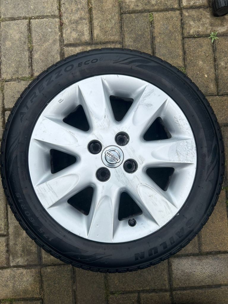 Nissan Micra K13 15” Wheel & Tyre 2010–17 Sailun Atrezzo Eco Tyres  175/60 R15