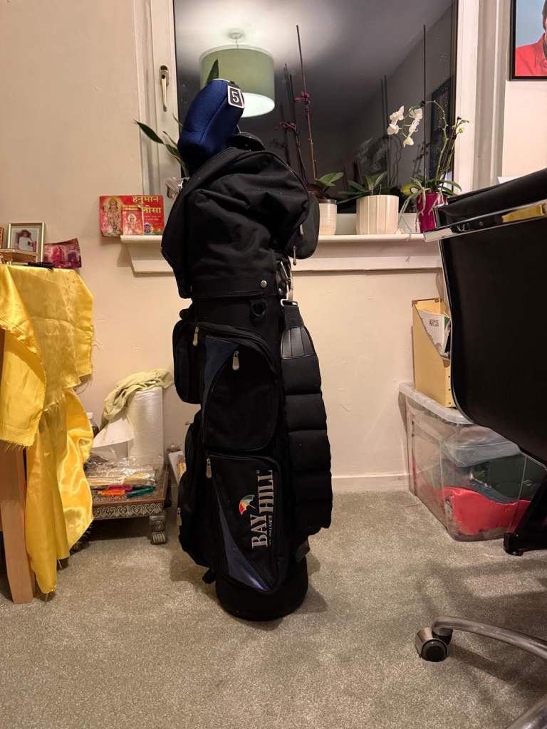 Banhill by Palmer Golf Bag – Arnold Palmer Umbrella Logo – Black & Blue