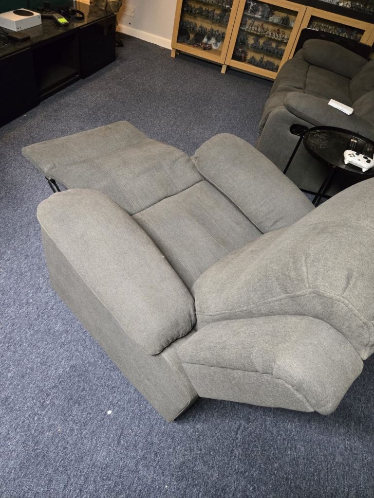 Grey Fabric Recliner Armchair – Good Condition | in Waterlooville ...