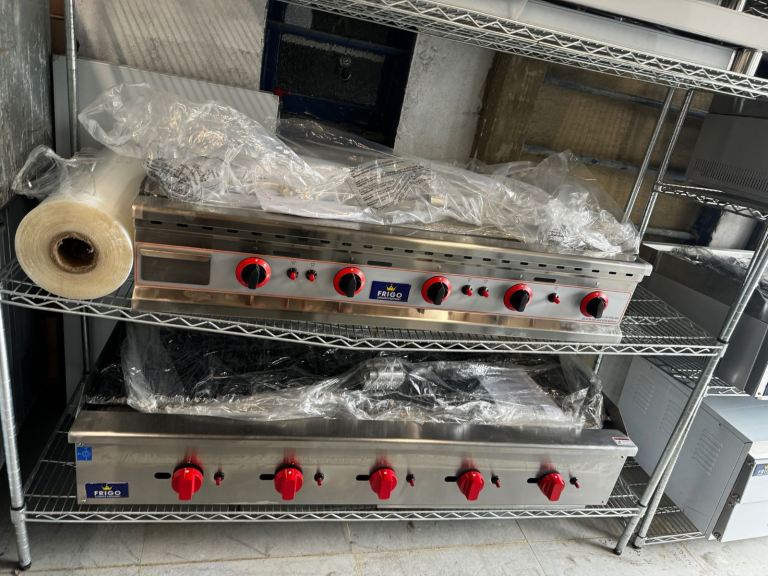 Commercial charcoal gas grill gas griddles top quality 