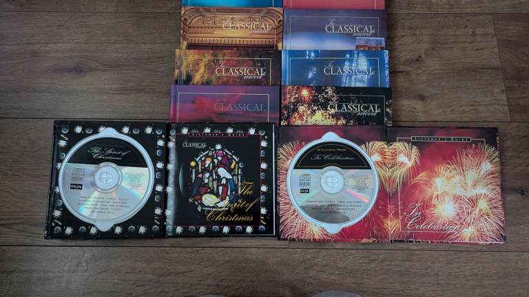 Classical CDs in hardback book 