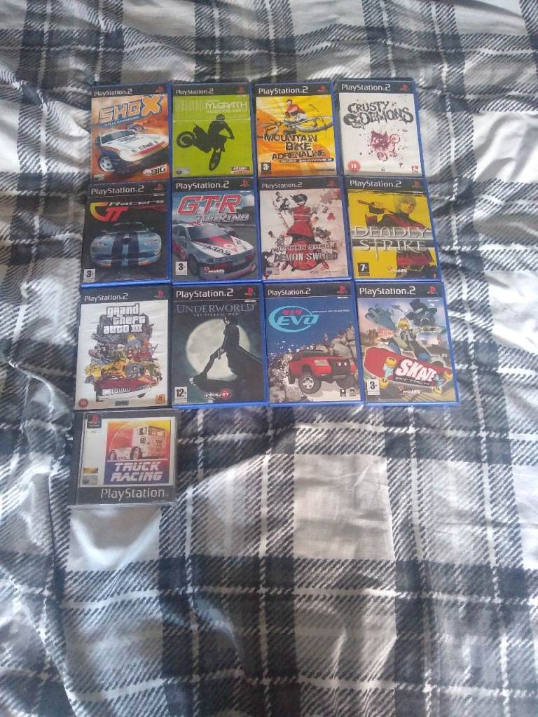 image for PS2 PS1 Playstation Sony game lot bundle manuals complete