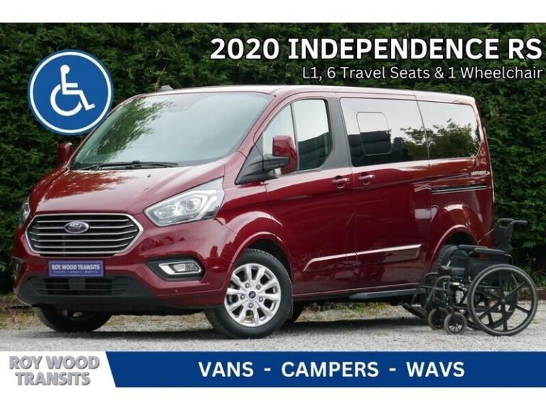 2020 Ford Tourneo Custom Allied Independence RS 3+3 Auto - Versatile wheelchair access van WAV Di...