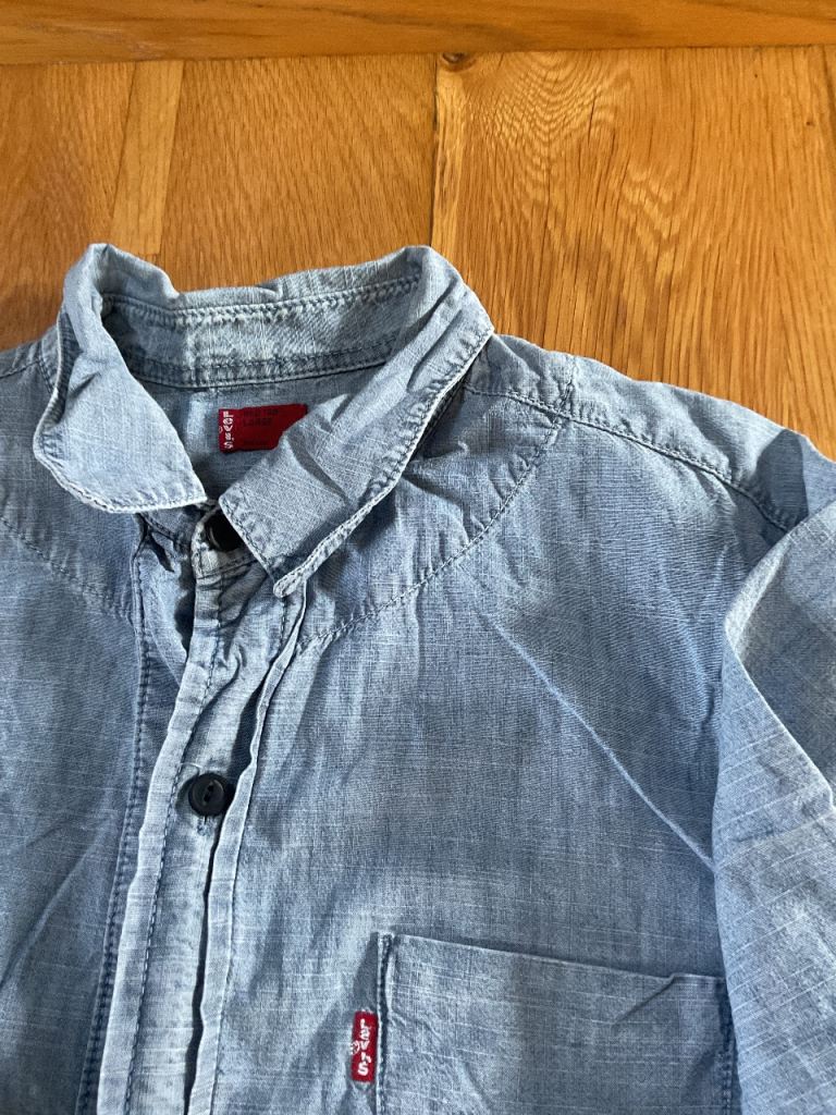 Levi's Red Tab Men's Blue Denim Shirt – Good Condition