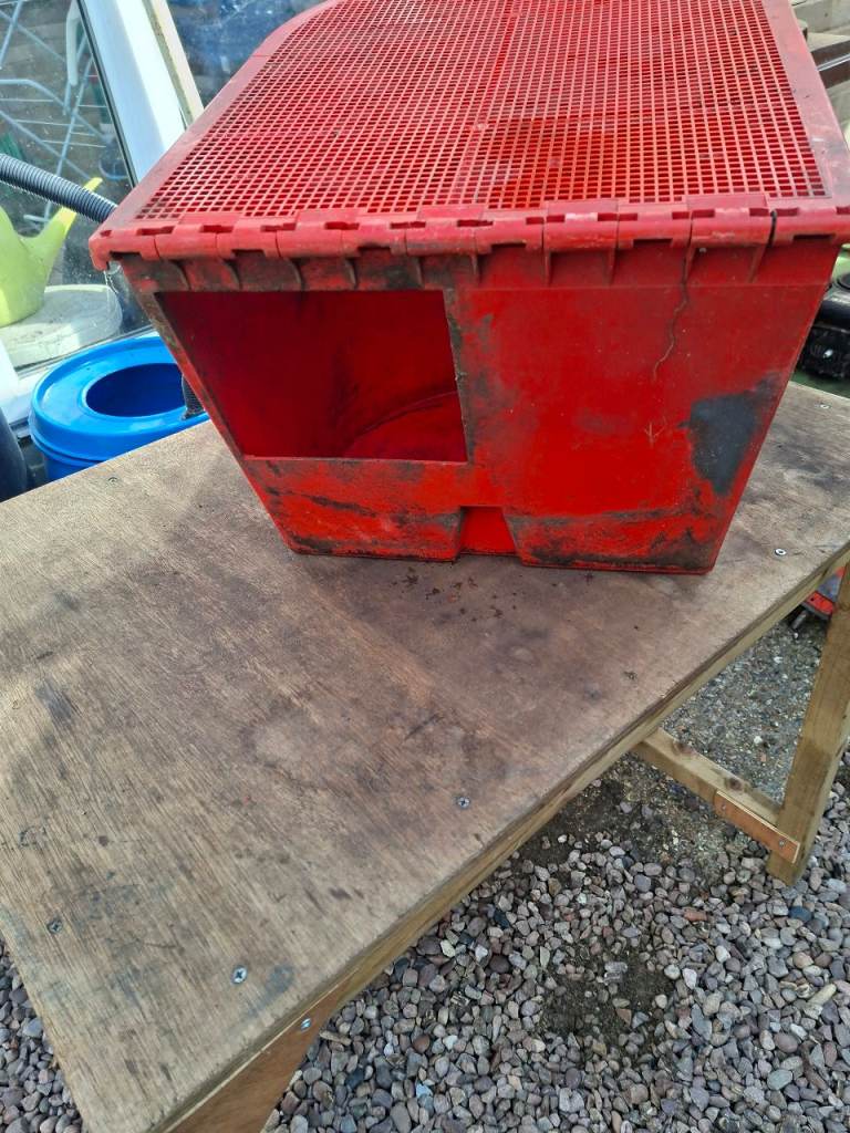 Vintage Wolf lawnmower  grass box