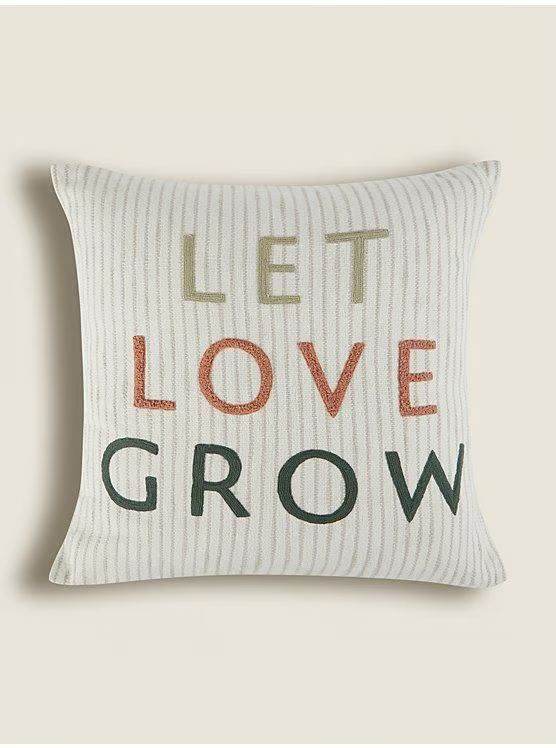 A box of 12 full size cushions - Brand New Large Cushions- "Let Love Glow"- 45 x45 cm