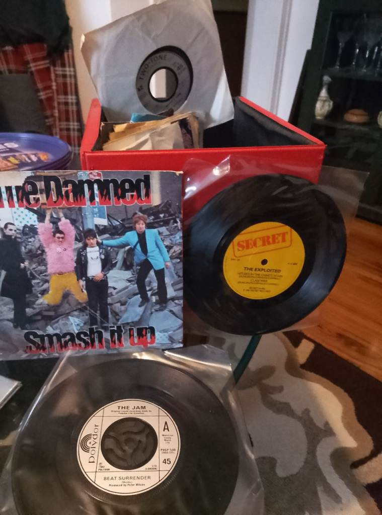 Case of records Inc the damned the exploited the jam etc