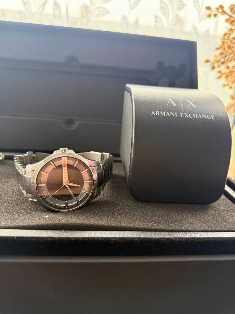 Original Armani Exchange Watch — Worn Few Times ✨ Like New + Full Box
