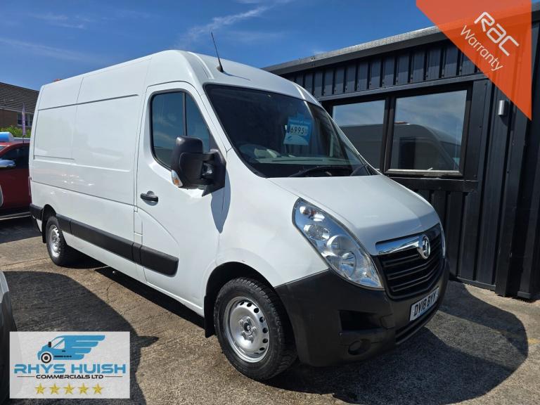 2018 Vauxhall Movano L2H2 F3500 P/V Panel Van Diesel Manual