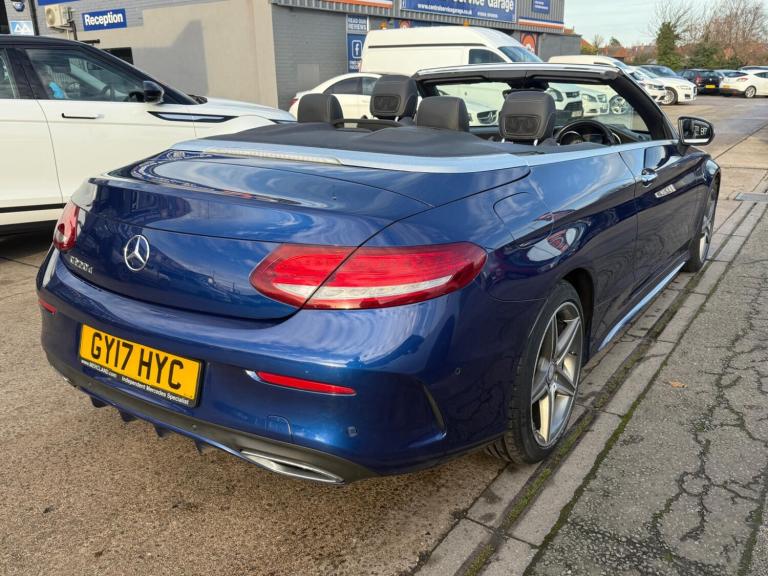  Mercedes-Benz C Class 2.1 C220d AMG Line (Premium Plus) Cabriolet G-Tronic+ Euro 6 (s/s) 2dr Die...