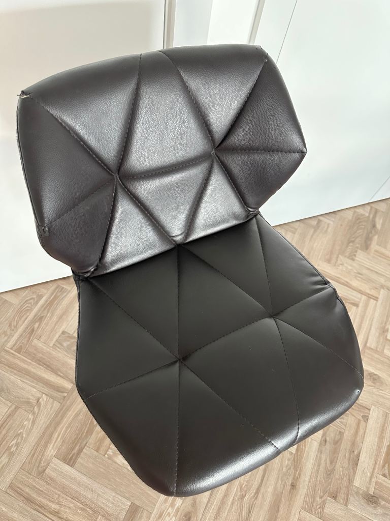 Bar stool dark brown color 