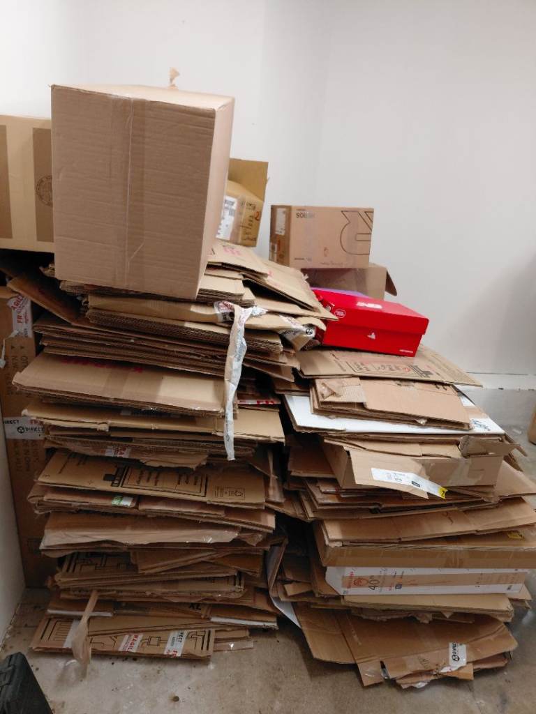 Cardboard boxes