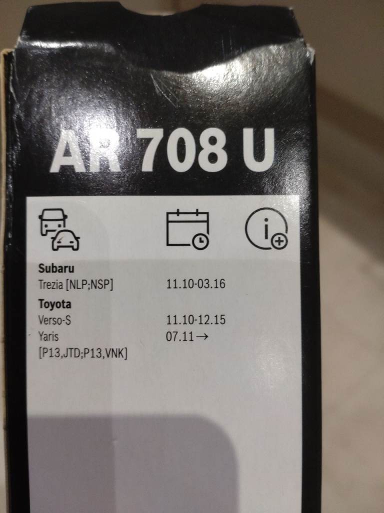 Wiper Blade Flat Aero Type AR708U 3397006804 Bosch Aerotwin Retrofit 700mm