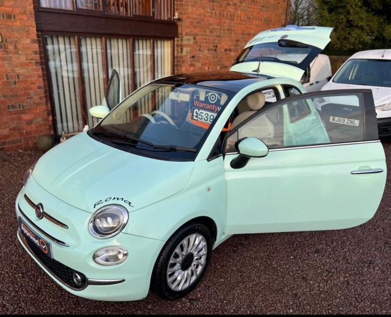 2017 Fiat 500 0.9 TwinAir 105 Lounge 3dr HATCHBACK Petrol Manual