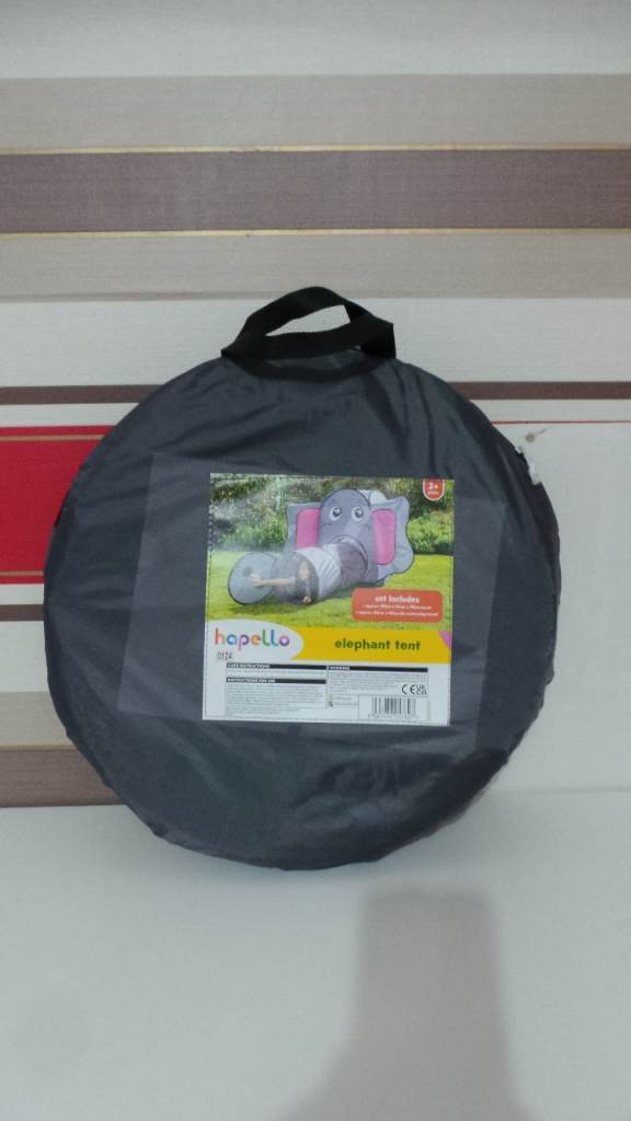 NEW Grey Elephant Play Tent - Kids Playhouse Outdoors Garden Fun Play