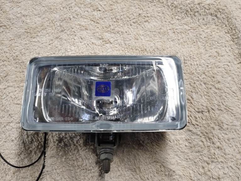 Vintage Hella friving lamp rectangular nice.
