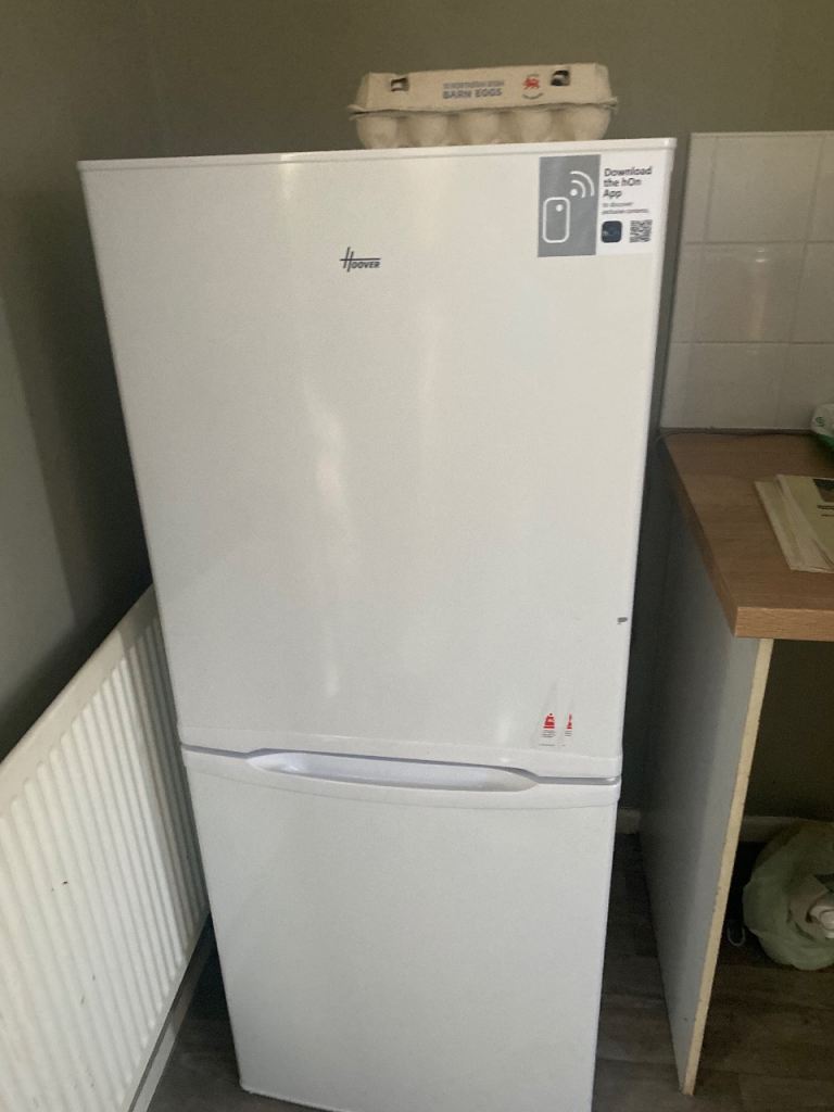 Hoover Fridge Freezer – As Good As New, White