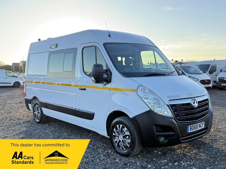 2018 Vauxhall Movano 2.3 CDTi 3500 Panel Van 5dr Diesel Manual FWD L2 H2 Euro 6 (130 ps) Welfare ...