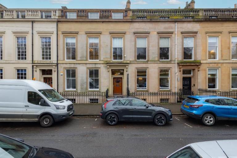 Modern Office space available to let in the prestigious Park area of Glasgow.