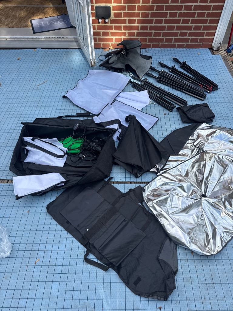 Photography Studio Lighting Kit with Stands and Reflectors