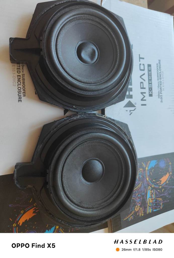 Genuine BMW Under-Seat Subwoofers - Pair 