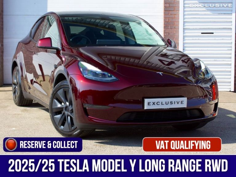 2025 Tesla Model Y Long Range RWD 5dr Auto MPV Electric Automatic