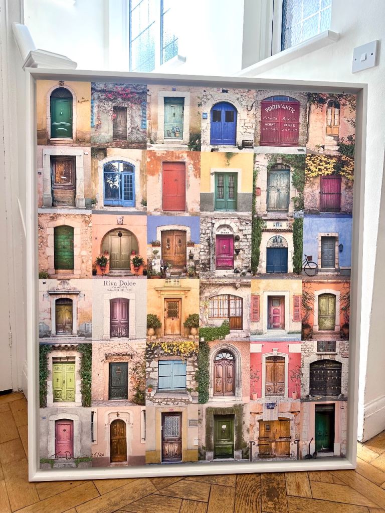 Large Contemporary French-Inspired Artwork – James Domine