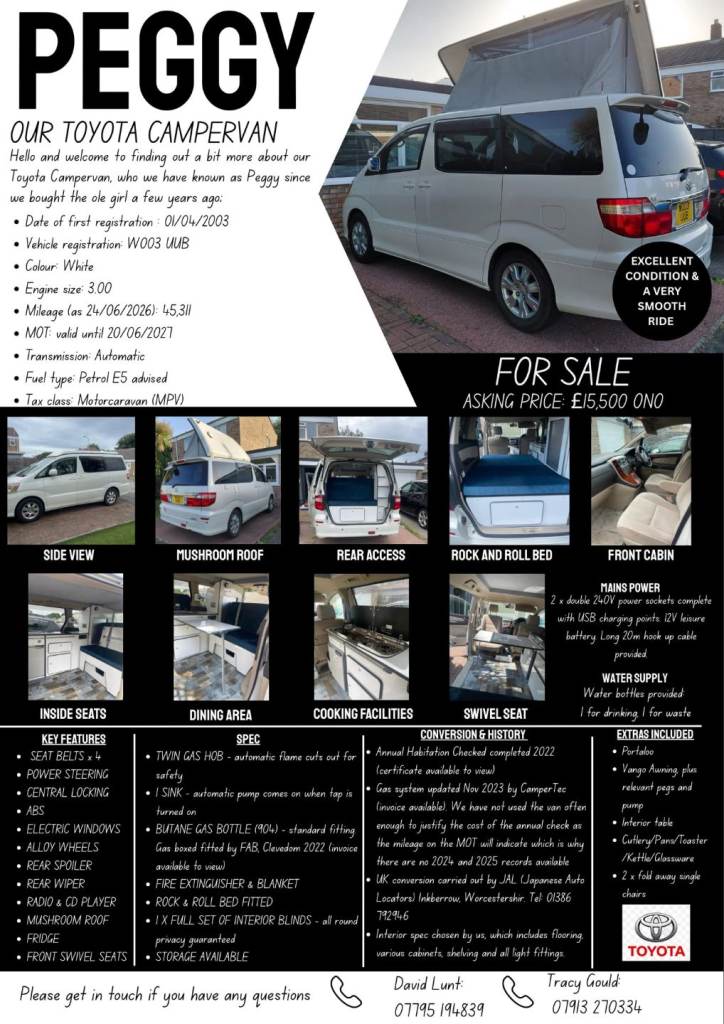 Toyota Alphard Campervan