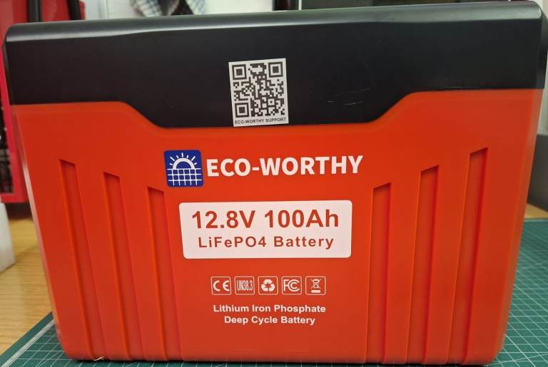 EcoWorthy 100ah Bluetooth lithium LifePo4 battery New in box.