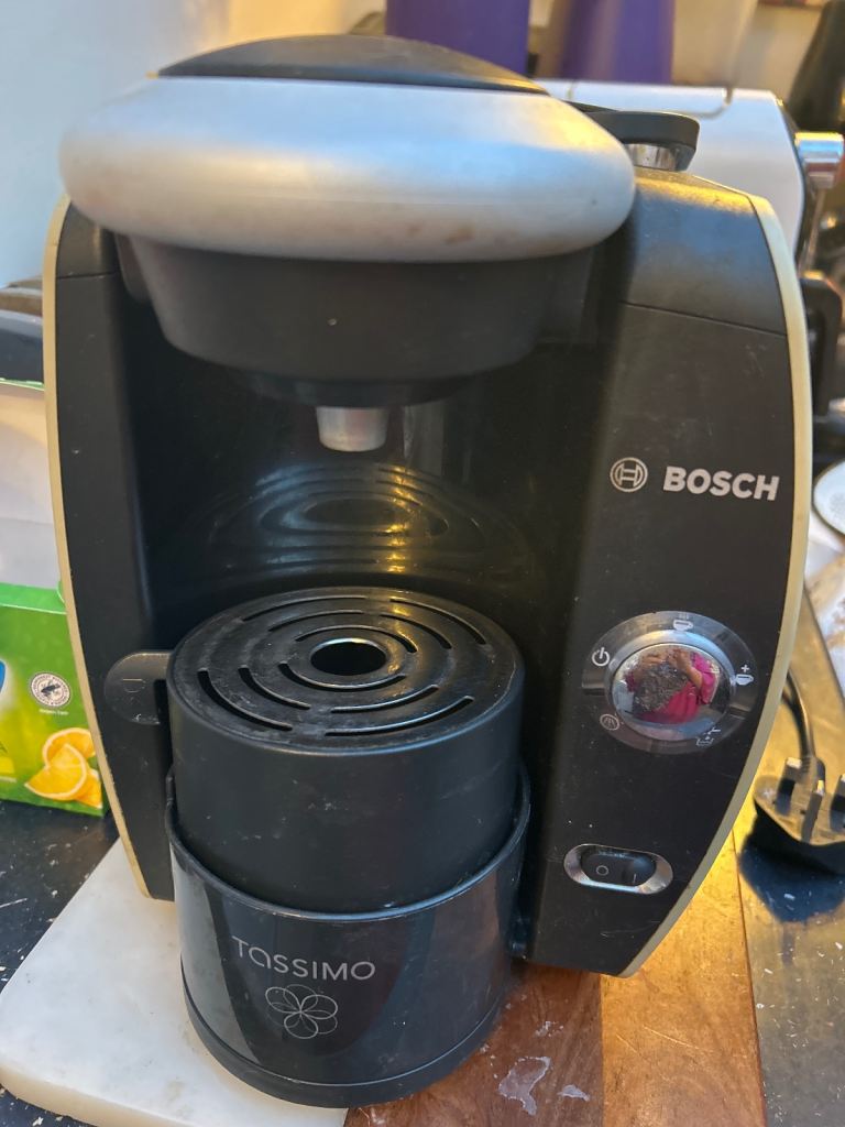 Bosch Tassimo Coffee Machine - Black and Silver, Good Condition