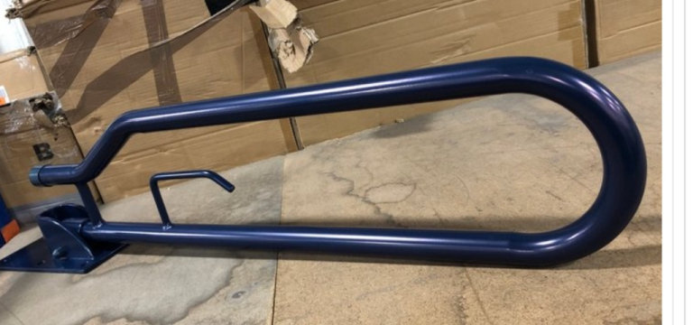 DROP DOWN GRAB RAIL IN BLUE - RRP £135