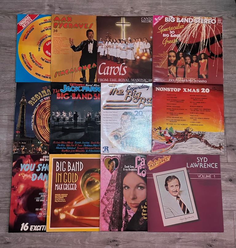 Big Band Gold Vinyl Records Collection