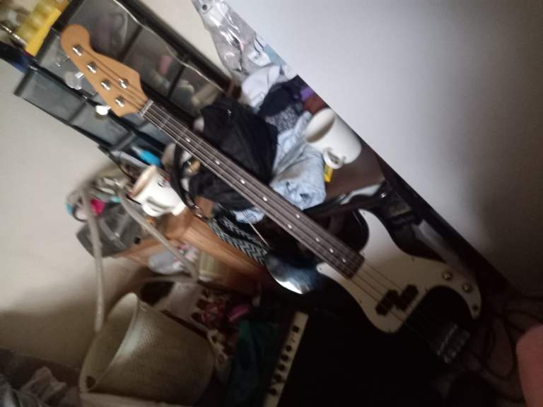 Bass Guitar & Amp Previously Used