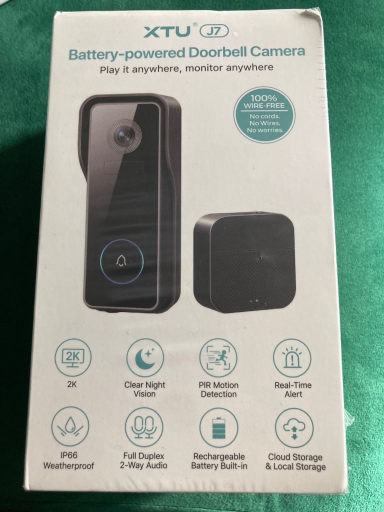 image for XTU j7 doorbell/camera